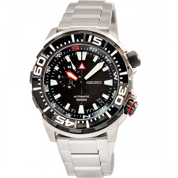 AAA 1:1 Replica Seiko Mens Watches Black Dial Automatic 43MM SSA049K1 Watch