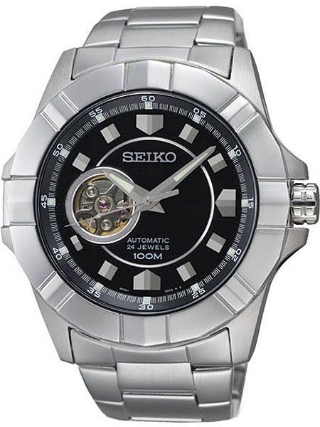 AAA 1:1 Replica Seiko-Lord Mens Watches Black Dial Automatic 44MM SSA073K1 Watch