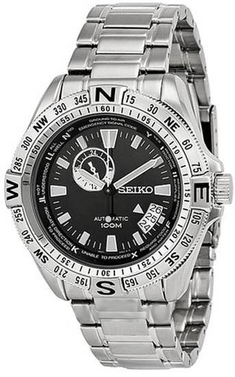 AAA 1:1 Replica Seiko Mens Watches Black Dial Automatic 45MM SSA091K1 Watch
