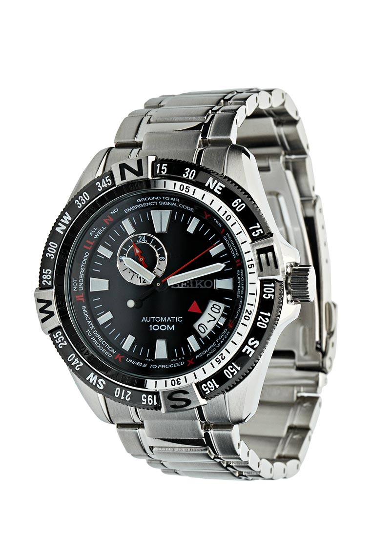 AAA 1:1 Replica Seiko Mens Watches Black Dial Automatic 45MM SSA095K1 Watch