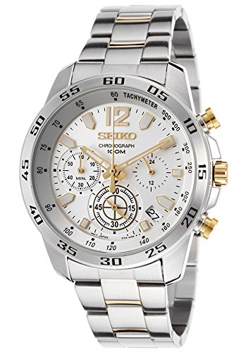 AAA 1:1 Replica Seiko Mens Watches Silver Dial Quartz 41MM SSB127P1 Watch