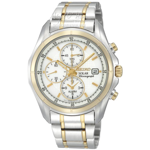 AAA 1:1 Replica Seiko Mens Watches White Dial Solar 35MM SSC002P1 Watch