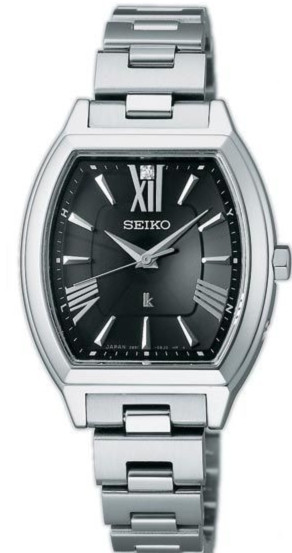 AAA 1:1 Replica Seiko-Japan-Domestic-Lukia Ladies Watches Black Dial Solar 26MM SSVE075_japan Watch