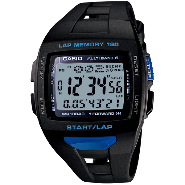 AAA 1:1 Replica Casio Mens Watches Black Dial Solar 49MM STW-1000-1BJF Watch