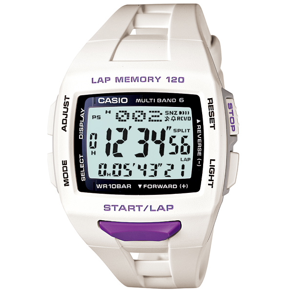 AAA 1:1 Replica Casio-Phys Mens Watches Silver Dial Solar 49 x 45MM STW-1000-7JF Watch