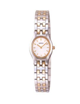 AAA 1:1 Replica Seiko-Women Ladies Watches White Dial Japanese Quartz 17MM SUJ677P1 Watch