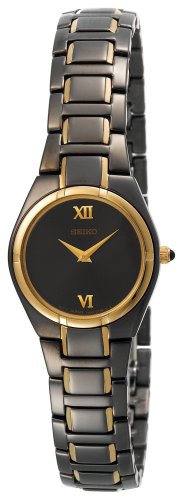 AAA 1:1 Replica Seiko-Usa Ladies Watches Black Dial Japanese quartz 22.5MM SUJE76 Watch