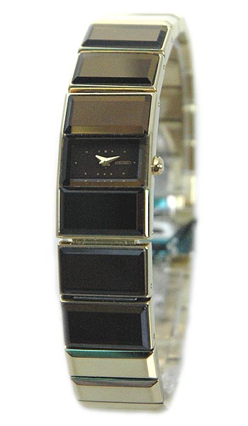 AAA 1:1 Replica Seiko-Quartz Ladies Watches Black Dial Quartz SUJF02P1 Watch