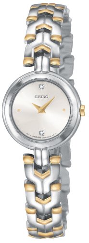 AAA 1:1 Replica Seiko-Usa Ladies Watches White Dial Japanese Quartz 20.5MM SUJF37 Watch