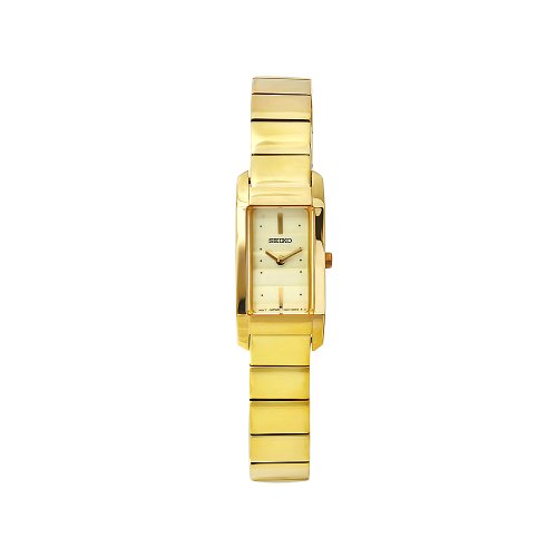 AAA 1:1 Replica Seiko Mens Watches Gold Dial Quartz 17MM SUJF56P1 Watch