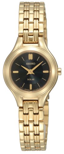 AAA 1:1 Replica Seiko-Usa Ladies Watches Black Dial Quartz 22MM SUP014 Watch