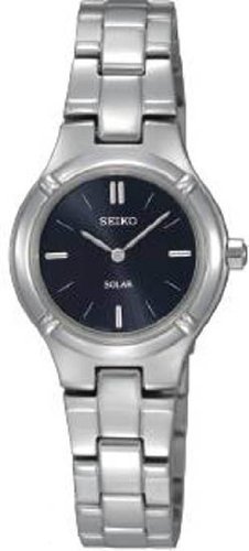 AAA 1:1 Replica Seiko-Usa Ladies Watches Black Dial Solar 24MM SUP065 Watch
