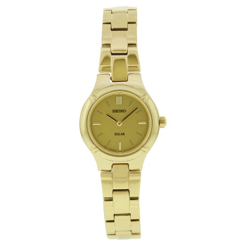 AAA 1:1 Replica Seiko-Women Ladies Watches Gold Dial Quartz 23MM SUP068P1 Watch