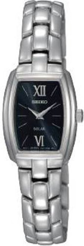 AAA 1:1 Replica Seiko-Usa Ladies Watches Black Dial Solar 18MM SUP069 Watch