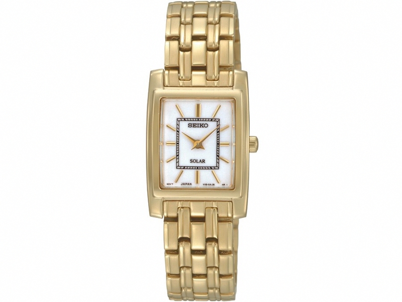 AAA 1:1 Replica Seiko-Solar Ladies Watches White Dial Solar 20MM SUP080P1 Watch