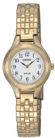AAA 1:1 Replica Seiko-Usa Ladies Watches White Dial Solar 25MM SUP102 Watch