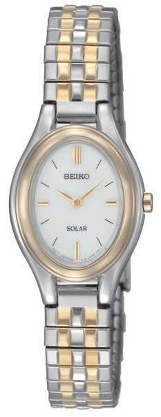 AAA 1:1 Replica Seiko-Usa Ladies Watches White Dial Solar 21MM SUP104 Watch