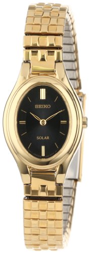 AAA 1:1 Replica Seiko-Usa Ladies Watches Black Dial Solar 23MM SUP106 Watch