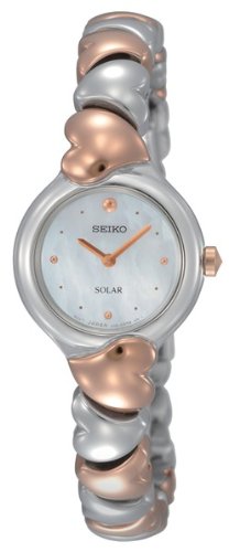AAA 1:1 Replica Seiko-Usa Ladies Watches Mother Of Pearl Dial Solar Quartz 24MM SUP118 Watch