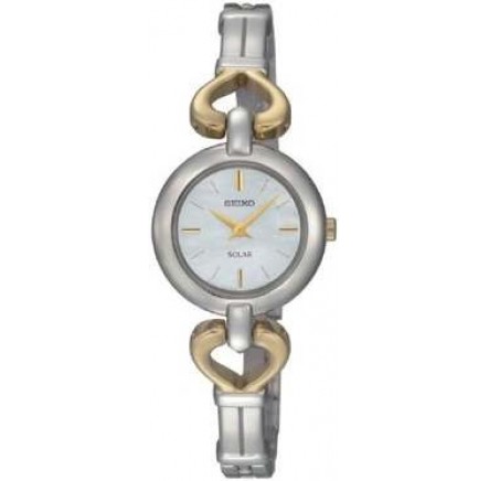 AAA 1:1 Replica Seiko-Women Ladies Watches Mother Of Pearl Dial Solar 22MM SUP137P9 Watch