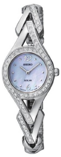 AAA 1:1 Replica Seiko-Solar Ladies Watches Mother Of Pearl Dial Solar 23MM SUP173P9 Watch