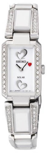 AAA 1:1 Replica Seiko-Usa Ladies Watches Silver Dial Solar 16MM SUP185 Watch
