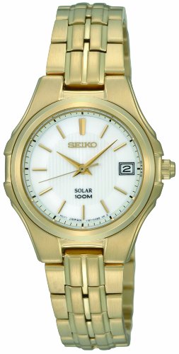 AAA 1:1 Replica Seiko-Women Ladies Watches White Dial Solar 28MM SUT046P1 Watch