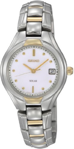 AAA 1:1 Replica Seiko-Solar Ladies Watches White Dial Solar 26MM SUT064P1 Watch