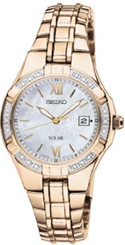 AAA 1:1 Replica Seiko-Women Ladies Watches White Dial Solar Quartz 26MM SUT070P9 Watch