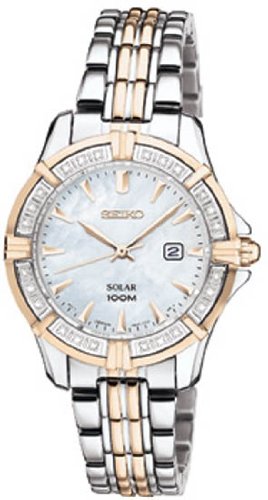 AAA 1:1 Replica Seiko-Women Ladies Watches White Dial Solar Quartz 26MM SUT072P9 Watch