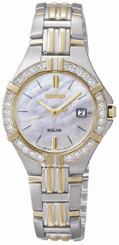 AAA 1:1 Replica Seiko-Solar Ladies Watches White Dial Solar 26MM SUT088P9 Watch