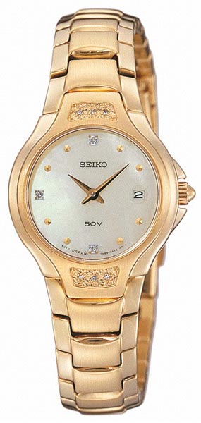 AAA 1:1 Replica Seiko-Quartz Ladies Watches Mother-of-pearl Dial quartz SXB402P1 Watch