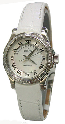 AAA 1:1 Replica Seiko-Premier Ladies Watches Pearl Dial Quartz SXD775P1 Watch