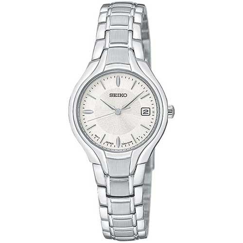 AAA 1:1 Replica Seiko-Usa Ladies Watches Silver Dial Japanese Quartz 26MM SXDA33 Watch