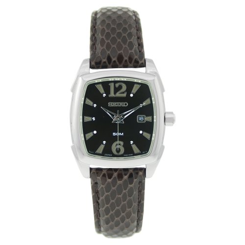 AAA 1:1 Replica Seiko Mens Watches Black Dial Japanese Quartz 26MM SXDA65P1 Watch