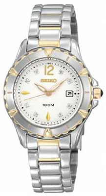 AAA 1:1 Replica Seiko-Marine-Sports Ladies Watches Pearl Dial Quartz SXDB26P1 Watch
