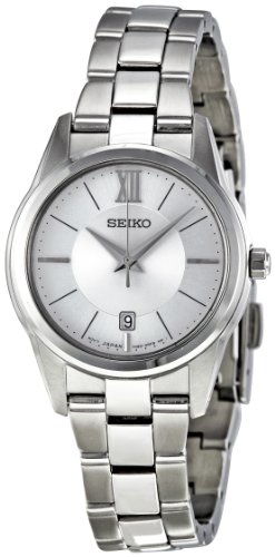 AAA 1:1 Replica Seiko-Women Ladies Watches Silver Dial Quartz 26MM SXDC77P1 Watch