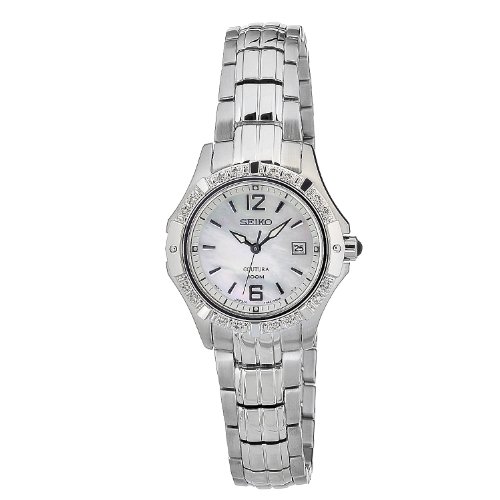 AAA 1:1 Replica Seiko-Women Ladies Watches White Dial Japanese Quartz 27MM SXDE19P1 Watch