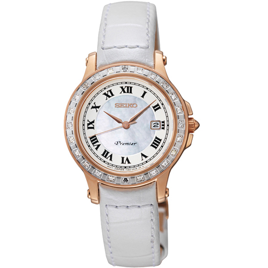 AAA 1:1 Replica Seiko-Premier Ladies Watches Silver Dial Automatic 22MM SXDF08J1 Watch