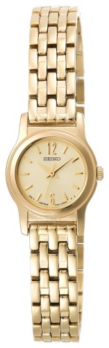 AAA 1:1 Replica Seiko-Usa Ladies Watches Gold Dial Quartz 22MM SXGM06 Watch