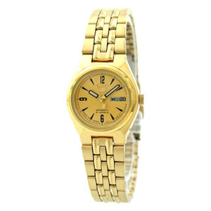 AAA 1:1 Replica Seiko-5 Ladies Watches Gold Dial Automatic SYMA24J1 Watch