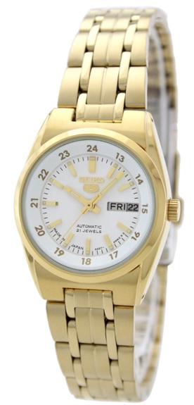 AAA 1:1 Replica Seiko-5 Ladies Watches White Dial Automatic SYMC02J1 Watch