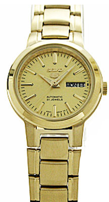 AAA 1:1 Replica Seiko-5 Ladies Watches Gold Dial Automatic 25MM SYME46K1 Watch