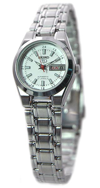 AAA 1:1 Replica Seiko-5 Ladies Watches White Dial Automatic SYMH25J1 Watch
