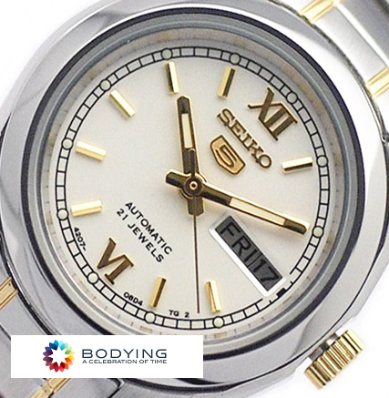 AAA 1:1 Replica Seiko-5 Ladies Watches Silver Dial Automatic 25MM SYMK29K1 Watch