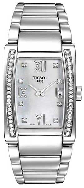 AAA 1:1 Replica Tissot-T-Trend-Generosi-T Ladies Watches White Dial Swiss Quartz 24.5MM T007.309.11.116.01 Watch