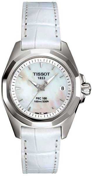 AAA 1:1 Replica Tissot-T-Sport-PRC100 Ladies Watches White Dial Swiss Quartz 29.7MM T008.010.16.111.00 Watch