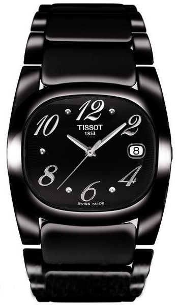 AAA 1:1 Replica Tissot-T-Trend-T-Moments Ladies Watches Black Dial Quartz T009.310.11.057.01 Watch