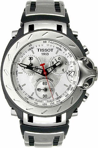 AAA 1:1 Replica Tissot-T-Sport-T-Race Mens Watches Silver Dial Swiss Quartz 40MM T011.417.12.031.00 Watch