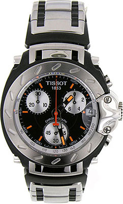 AAA 1:1 Replica Tissot-T-Sport-T-Race Mens Watches Black Dial Swiss Quartz 40MM T011.417.12.051.00 Watch